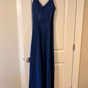 Xtraordinary Sparkling Navy Maxi Dress